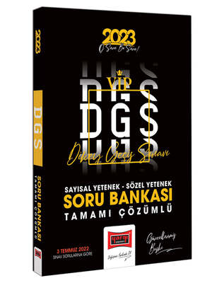 Yargı Yayınları 2023 DGS Sayısal-Sözel Yetenek Tamamı Çözümlü Soru Bankası - 1