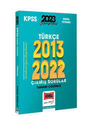 Yargı Yayınları - Yargı Yayınları 2023 KPSS Türkçe 2013-2022 Tamamı Çözümlü Çıkmış Sorular
