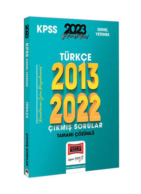 Yargı Yayınları 2023 KPSS Türkçe 2013-2022 Tamamı Çözümlü Çıkmış Sorular - 1