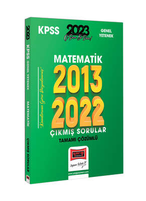 Yargı Yayınları 2023 KPSS Matematik 2013-2022 Tamamı Çözümlü Çıkmış Sorular - 1