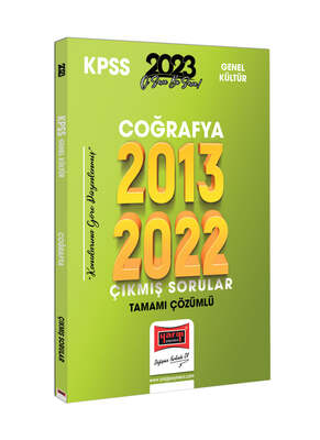 Yargı Yayınları 2023 KPSS Coğrafya 2013-2022 Tamamı Çözümlü Çıkmış Sorular - 1