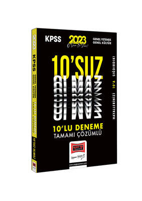 Yargı Yayınları 2023 KPSS GY-GK 10'suz Olmaz Tamamı Çözümlü 10 Deneme - 1