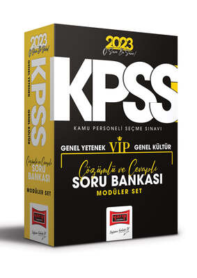 Yargı Yayınları 2023 KPSS GY-GK Tüm Dersler Tamamı Çözümlü Modüler Soru Bankası Seti - 1