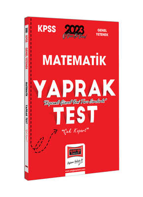 Yargı Yayınları 2023 KPSS Matematik Çek Kopart Yaprak Test - 1