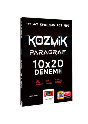 Yargı Yayınları TYT AYT KPSS ALES DGS MSÜ Kozmik Paragraf 10x20 Deneme - 1