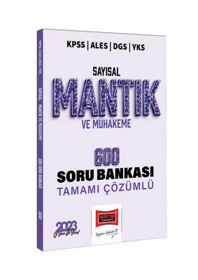 Yargı Yayınları 2023 KPSS ALES DGS YKS Sayısal Mantık ve Muhakeme Tamamı Çözümlü 600 Soru Bankası - 1