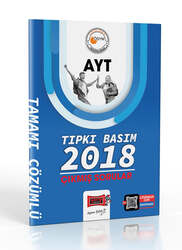 Yargı Yayınları - Yargı Yayınları 2023 Baskı (2018 Yılı AYT Tıpkı Basım) Çıkmış Sorular
