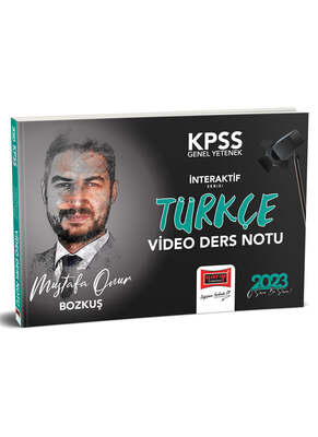 Yargı Yayınları 2023 KPSS Genel Yetenek İnteraktif Serisi Türkçe Video Ders Notları - 1