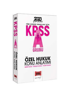 Yargı Yayınları 2023 KPSS A Grubu Özel Hukuk Konu Anlatımı - 1