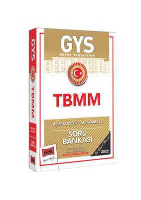 Yargı Yayınları GYS TBMM Görevde Yükselme Sınavı Konu Özetli Açıklamalı Soru Bankası - 1