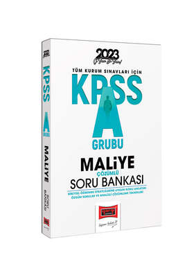 Yargı Yayınları 2023 KPSS A Grubu Maliye Tamamı Çözümlü Soru Bankası - 1