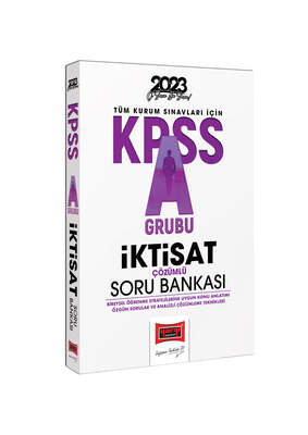 Yargı Yayınları 2023 KPSS A Grubu İktisat Tamamı Çözümlü Soru Bankası - 1