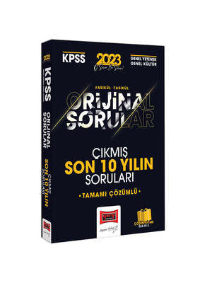 Yargı Yayınları 2023 KPSS Genel Kültür Genel Yetenek Orjinal Tamamı Çözümlü Son 10 Yıl Çıkmış Sınav Soruları - 1