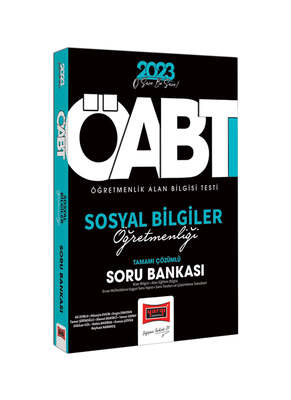 Yargı Yayınları 2023 KPSS ÖABT Sosyal Bilgiler Öğretmenliği Tamamı Çözümlü Soru Bankası - 1