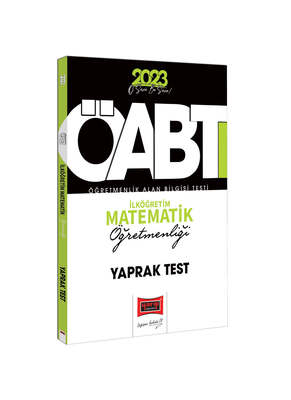 Yargı Yayınları 2023 KPSS ÖABT İlköğretim Matematik Öğretmenliği Çek Kopart Yaprak Test - 1