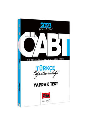 Yargı Yayınları 2023 KPSS ÖABT Türkçe Öğretmenliği Çek Kopart Yaprak Test - 1