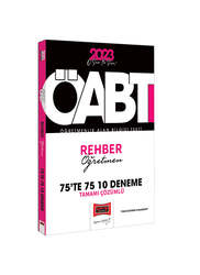 Yargı Yayınları - Yargı Yayınları 2023 KPSS ÖABT Rehber Öğretmen Tamamı Çözümlü 10 Deneme