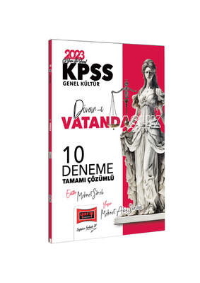 Yargı Yayınları 2023 KPSS Divan-ı Vatandaşlık Tamamı Çözümlü 10 Deneme - 1
