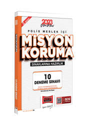 Yargı Yayınları - Yargı Yayınları 2023 Yıldız Serisi Polis Meslek İçi Misyon Koruma 10 Deneme Sınavı