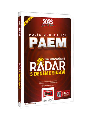 Yargı Yayınları 2023 PAEM Radar Serisi Tamamı Çözümlü 5 Deneme Sınavı - 1