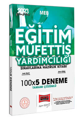 Yargı Yayınları 2023 MEB Eğitim Müfettiş Yardımcılığı Sınavlarına Hazırlık Tamamı Çözümlü 100x5 Deneme - 1