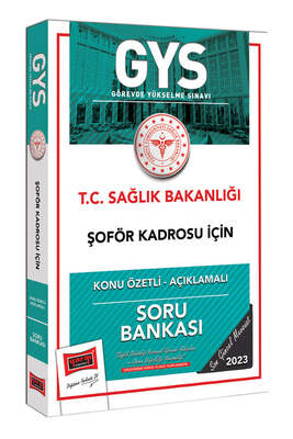 Yargı Yayınları 2023 Sağlık Bakanlığı Şöför Kadrosu İçin Konu Özetli Açıklamalı Soru Bankası - 1