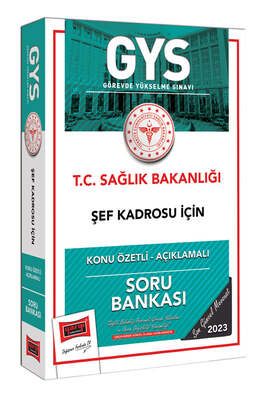 Yargı Yayınları 2023 Sağlık Bakanlığı Şef Kadrosu İçin Konu Özetli Açıklamalı Soru Bankası - 1