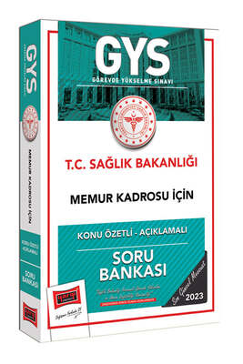 Yargı Yayınları 2023 Sağlık Bakanlığı Memur Kadrosu İçin Konu Özetli Açıklamalı Soru Bankası - 1