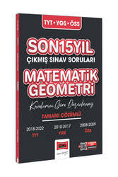 Yargı Yayınları - Yargı Yayınları TYT-YGS-ÖSS Son Matematik-Geometri Tamamı Çözümlü Son 15 Yıl Çıkmış Sınav Soruları (Konularına Göre Düzenlenmiş)