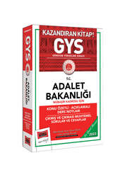 Yargı Yayınları - Yargı Yayınları 2023 Adalet Bakanlığı Mübaşir Kadrosu İçin Konu Özetli Açıklamalı Ders Notları Çıkmış ve Çıkması Muhtemel Sorular ve Cevaplar