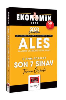 Yargı Yayınları 2023 ALES Tamamı Çözümlü Çıkmış Son 7 Sınav Soruları Ekonomik Seri (20 Kasım 2022 Sınavı Dahil) - 1