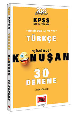 Yargı Yayınları 2023 KPSS Türkçe Tamamı Çözümlü Konuşan 30 Deneme - 1