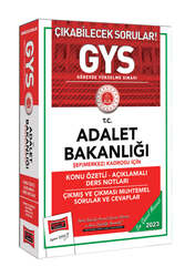 Yargı Yayınları - Yargı Yayınları 2023 Adalet Bakanlığı GYS Şef (Merkez) Kadrosu İçin Konu Özetli Açıklamalı