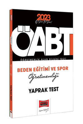 Yargı Yayınları 2023 KPSS ÖABT Beden Eğitimi Öğretmenliği ve Spor Öğretmenliği Yaprak Test - 1