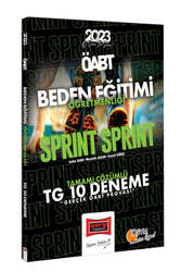 Yargı Yayınları - Yargı Yayınları 2023 KPSS ÖABT Sprint Beden Eğitimi Öğretmenliği Tamamı Çözümlü TG 10 Deneme Sınavı