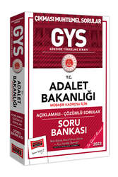 Yargı Yayınları - Yargı Yayınları 2023 Adalet Bakanlığı GYS Mübaşir Kadrosu İçin Açıklamalı Çözümlü Soru Bankası