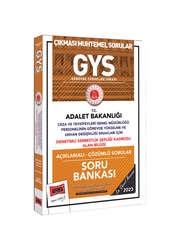 Yargı Yayınları - Yargı Yayınları 2023 Adalet Bakanlığı Ceza Tevkifevleri Genel Müdürlüğü GYS ve Unvan Değişikliği Sınavları İçin Denetimli Serbestlik Şefliği Kadrosu Alan Bilgisi Sınavı İçin Açıklamalı Soru Bankası