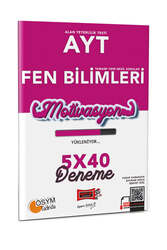 Yargı Yayınları - Yargı Yayınları AYT Fen Bilimleri 5x40 Deneme