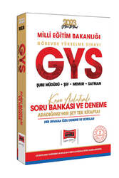 Yargı Yayınları - Yargı Yayınları 2023 Milli Eğitim Bakanlığı GYS Tüm Unvanları İçin Şube Müdürü - Şef - Memur - Sayman Konu Anlatımlı Soru Bankası ve Deneme