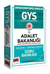 Yargı Yayınları - Yargı Yayınları 2023 Adalet Bakanlığı GYS İdari İşler Müdürü Kadrosu İçin Açıklamalı Çözümlü Soru Bankası