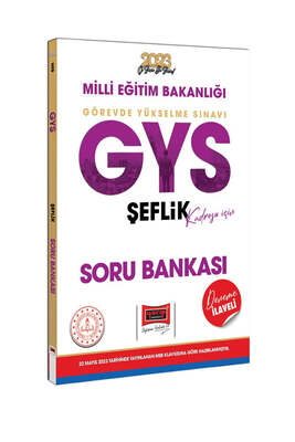 Yargı Yayınları 2023 MEB GYS Şeflik Kadrosu İçin Deneme İlaveli Soru Bankası - 1