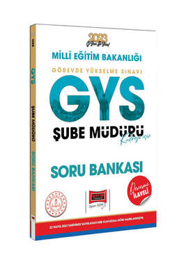 Yargı Yayınları 2023 MEB GYS Şube Müdürlüğü Kadrosu İçin Deneme İlaveli Soru Bankası - 1