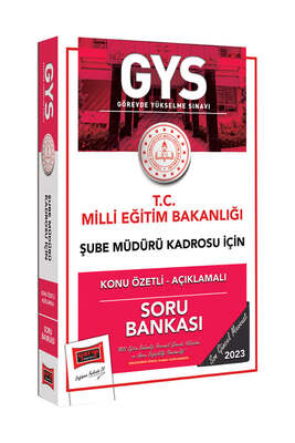 Yargı Yayınları 2023 MEB Şube Müdürü Kadrosu İçin Konu Özetli Açıklamalı Soru Bankası - 1