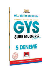 Yargı Yayınları 2023 Milli Eğitim Bakanlığı GYS Şube Müdürlüğü Kadrosu İçin 5 Deneme - Yargı Yayınları