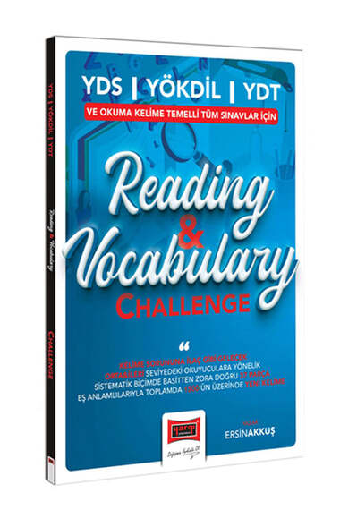Yargı Yayınları 2023 YDS YÖKDİL YDT ve Okuma Kelime Temelli Tüm Sınavlar İçin Reading And Vocabulary Challenge - 1