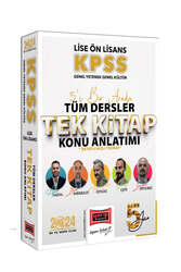 Yargı Yayınları 2024 KPSS Lise Ön Lisans GK-GY 5Yüz Ekibi 5'i Bir Arada Tüm Dersler Tek Kitap Konu Anlatımı - Yargı Yayınları