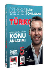 Yargı Yayınları 2024 KPSS Lise Ön Lisans 5Yüz Ekibi Türkçe Çıkmış Sorularla Desteklenmiş Analizli Konu Anlatımı (Aker Kartal) - Yargı Yayınları