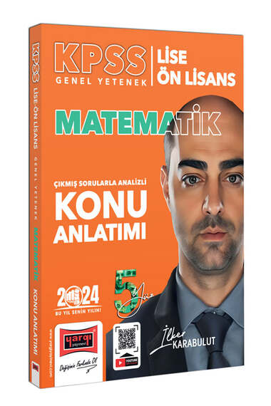 Yargı Yayınları 2024 KPSS Lise Ön Lisans 5Yüz Ekibi Matematik Çıkmış Sorularla Desteklenmiş Analizli Konu Anlatımı (İlker Karabulut) - 1