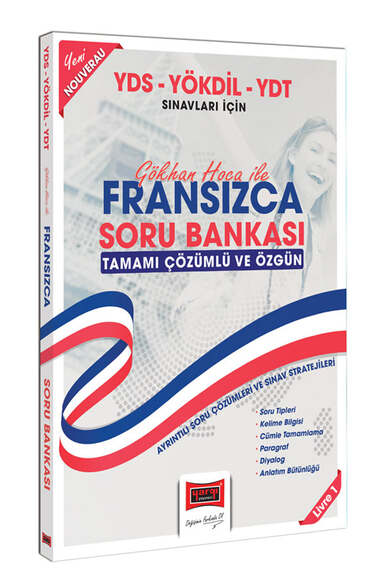 Yargı Yayınları YDS-YÖKDİL-YDT Gökhan Hoca İle Fransızca Soru Bankası - 1