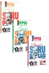 Yargı Yayınları 2024 KPSS Genel Kültür 5Yüz Soru Bankası Seti - Yargı Yayınları